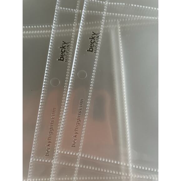 Becky Higgins Project Life 12X12 Page Protectors Clear Design A Refill Lot 44 - Picture 4 of 5